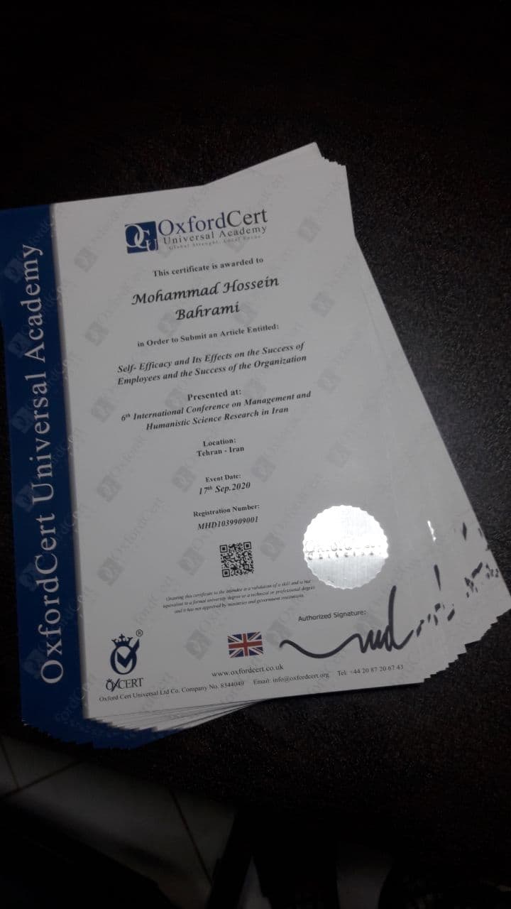 دریافت گواهی نامه بین المللی Oxford Cert Universal